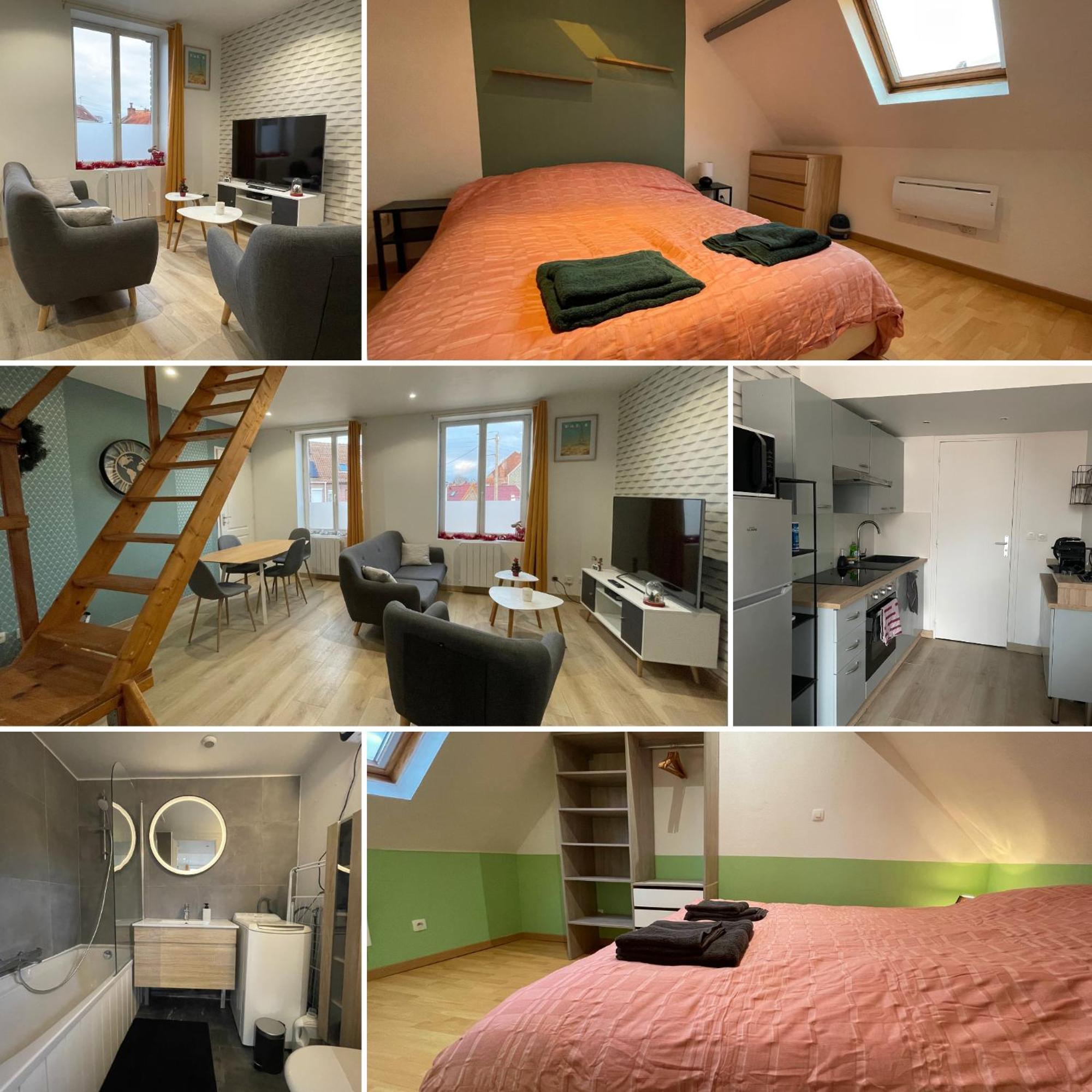 Appartement Le Duplex - 5min De La Gare Vers Lille-lens-arras Phalempin